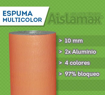 Aislamax Espuma Multicolor